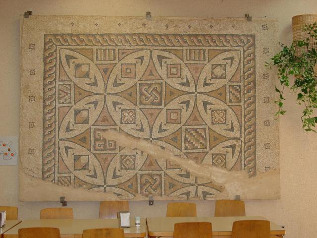 A mosaic seen at Kibbutz Lahav