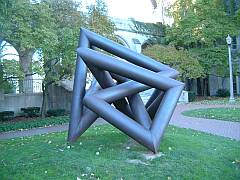 A Knotted Trivalent Graph at Boston University (2)