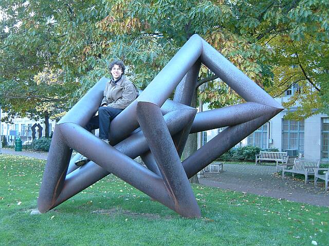 A Knotted Trivalent Graph at Boston University (3)