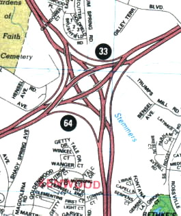 An interchange near
    Baltimore