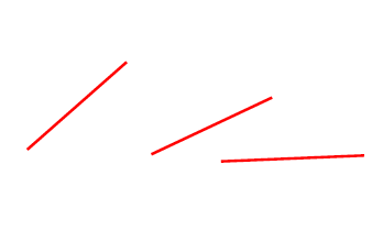 Red Sloped Lines