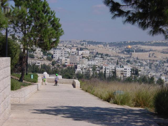 View from the Haas Promenade