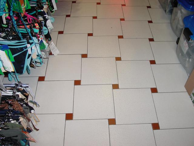 Floor tiles at Lalushka