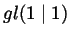 $ gl(1\mid1)$