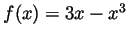 $ f(x)=3x-x^3$