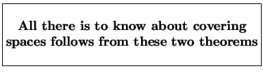 % latex2html id marker 782
$\displaystyle \fbox{\parbox{3.2in}{\begin{center}\bf...
...is to know about covering spaces follows from these two
theorems
\end{center}}}$