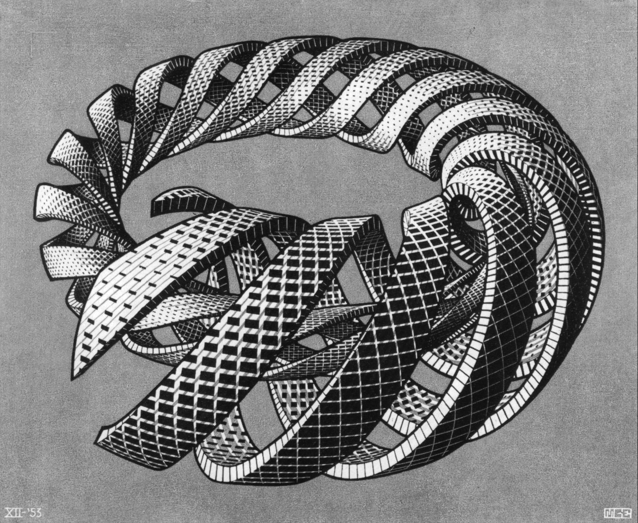 Spirals - M. C. Escher