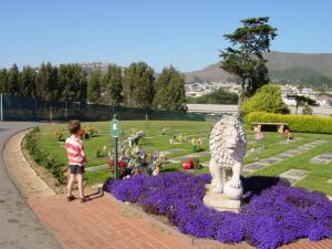 A cemetery south of SF