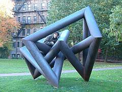 A Knotted Trivalent Graph at Boston University (4)