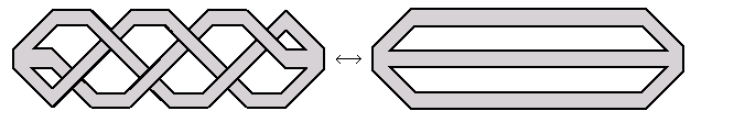 A braided theta graph