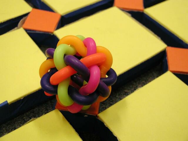 A Knotted Object with 532 Symmetry