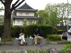 Lunch at a Ginza park