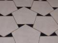 Pentagonal bathroom tiles