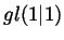 $ gl(1\vert 1)$