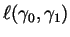 $ \ell(\gamma_0,\gamma_1)$