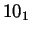 $ 10_1$