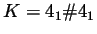 $ K=4_1\char93 4_1$
